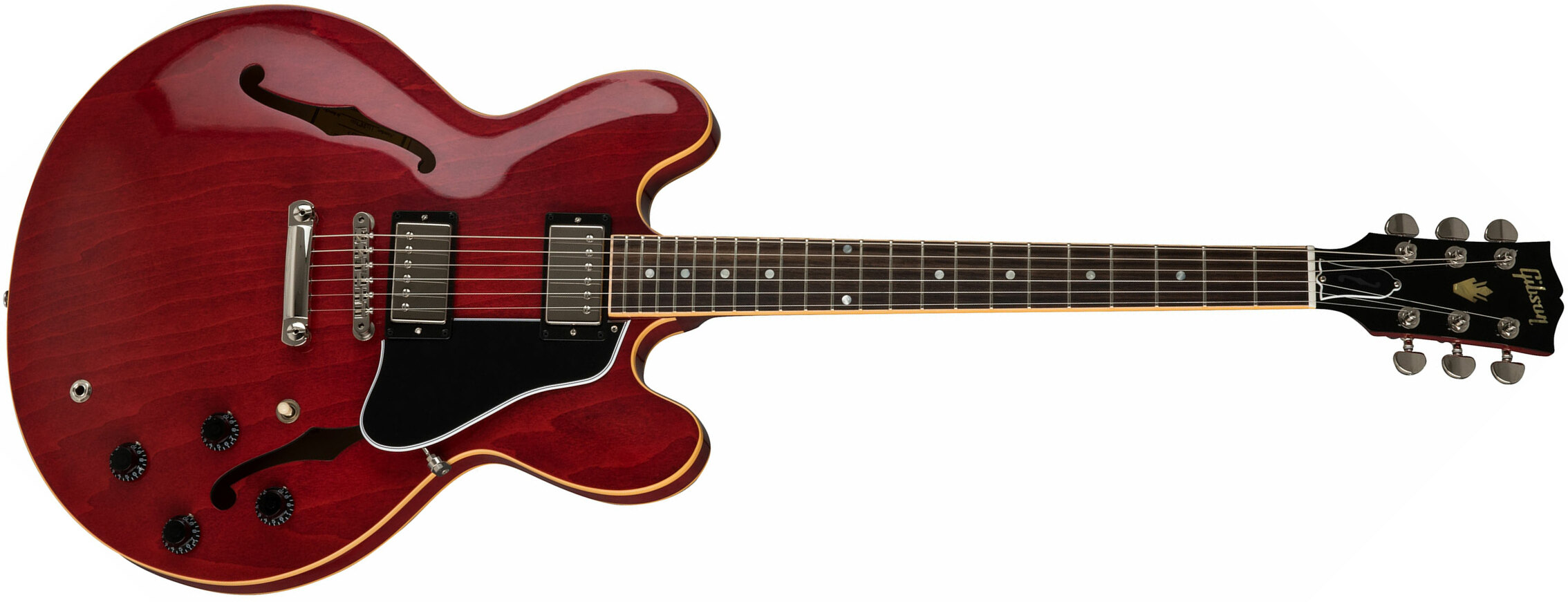 Gibson Es-335 Dot 2019 Hh Ht Rw - Antique Faded Cherry - Guitarra eléctrica semi caja - Main picture