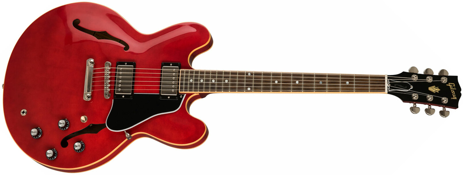 Gibson Es-335 Dot 2019 Hh Ht Rw - Antique Faded Cherry - Guitarra eléctrica semi caja - Main picture