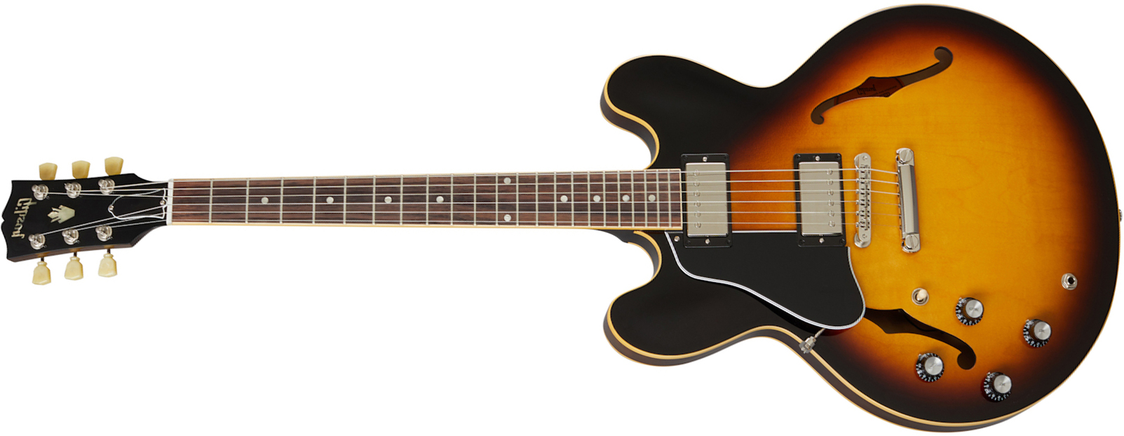 Gibson Es-335 Dot Lh Original 2020 Gaucher 2h Ht Rw - Vintage Burst - Guitarra electrica para zurdos - Main picture