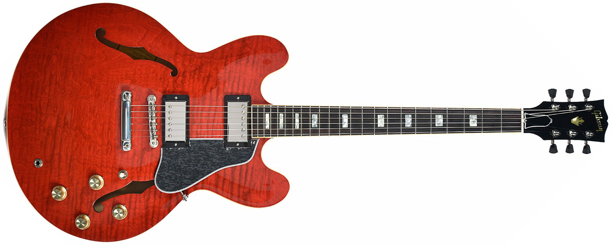 Gibson Es-335 Figured 2018 Ltd - Antique Sixties Cherry - Guitarra eléctrica semi caja - Main picture