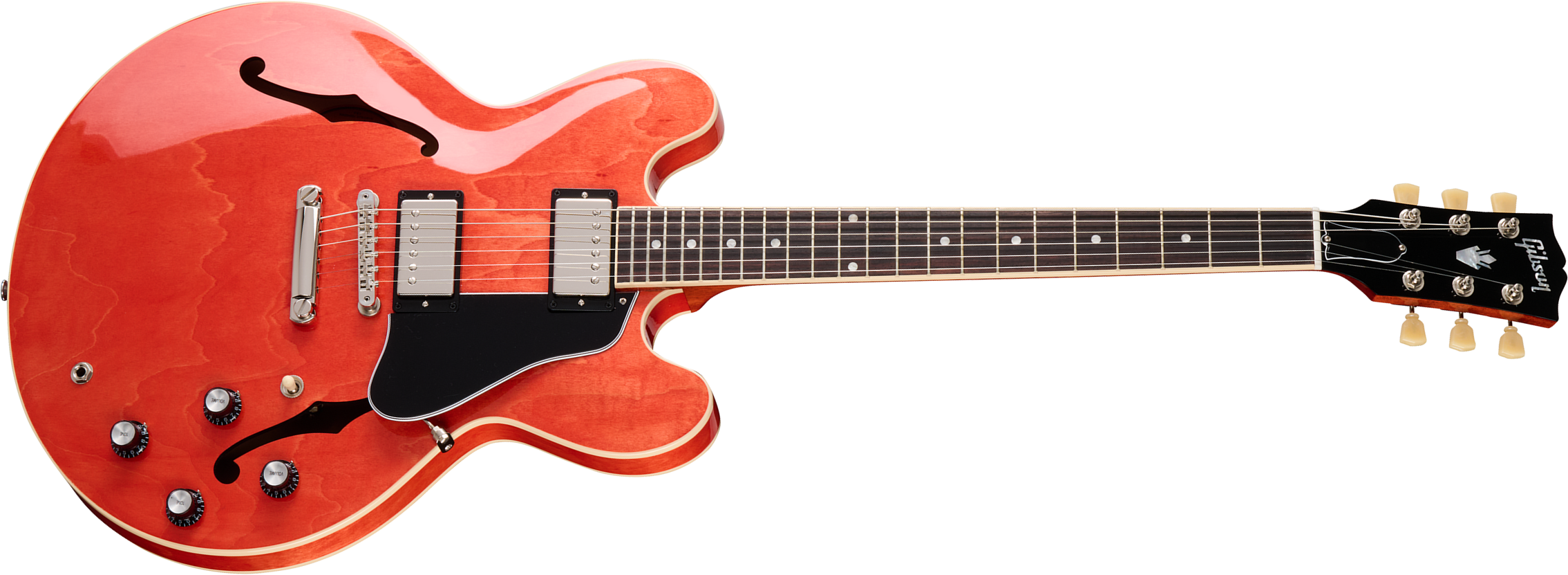 Gibson Es-335 Original Custom Color 2h Ht Rw - Watermelon - Guitarra eléctrica semi caja - Main picture