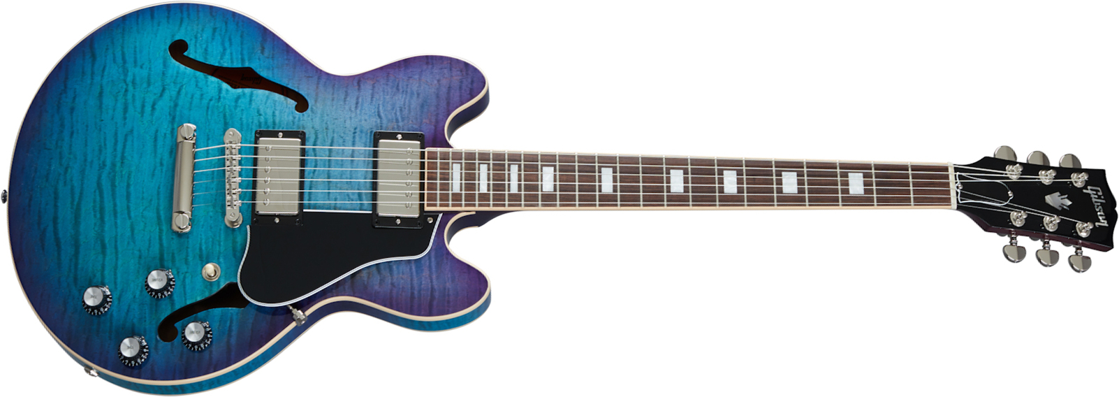 Gibson Es-339 Figured Modern 2020 2h Ht Rw - Blueberry Burst - Guitarra eléctrica semi caja - Main picture
