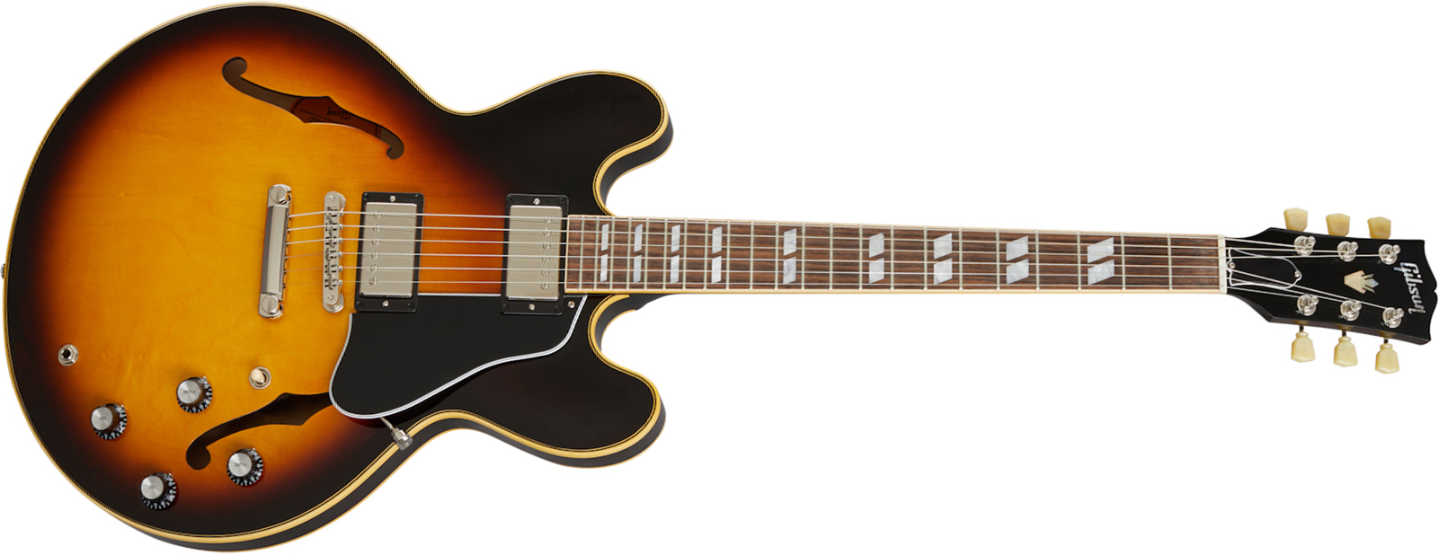 Gibson Es-345 Original 2020 2h Ht Rw - Vintage Burst - Guitarra eléctrica semi caja - Main picture
