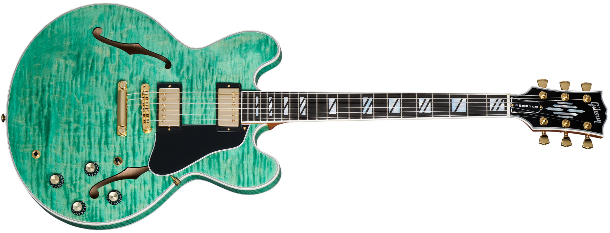 Gibson Es Supreme 2h Ht Eb - Seafoam Green - Guitarra eléctrica semi caja - Main picture