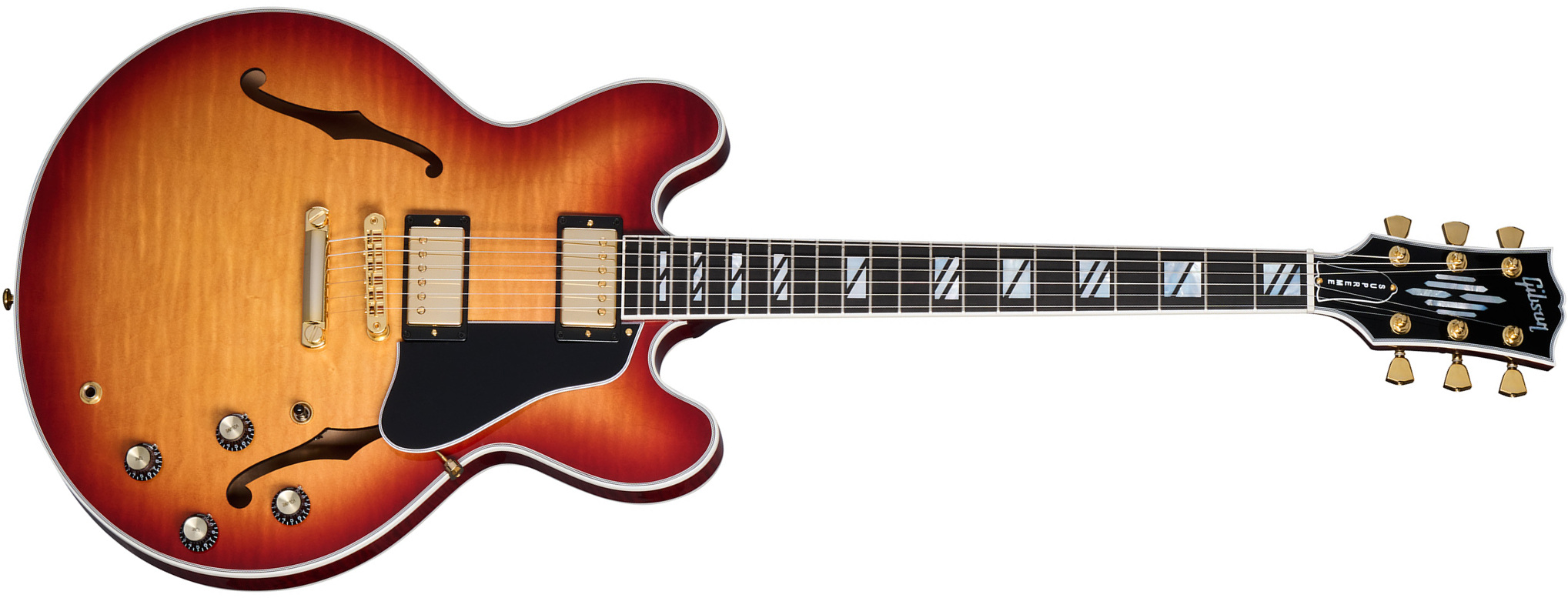 Gibson Es Supreme 2h Ht Eb - Bourbon Burst - Guitarra eléctrica semi caja - Main picture