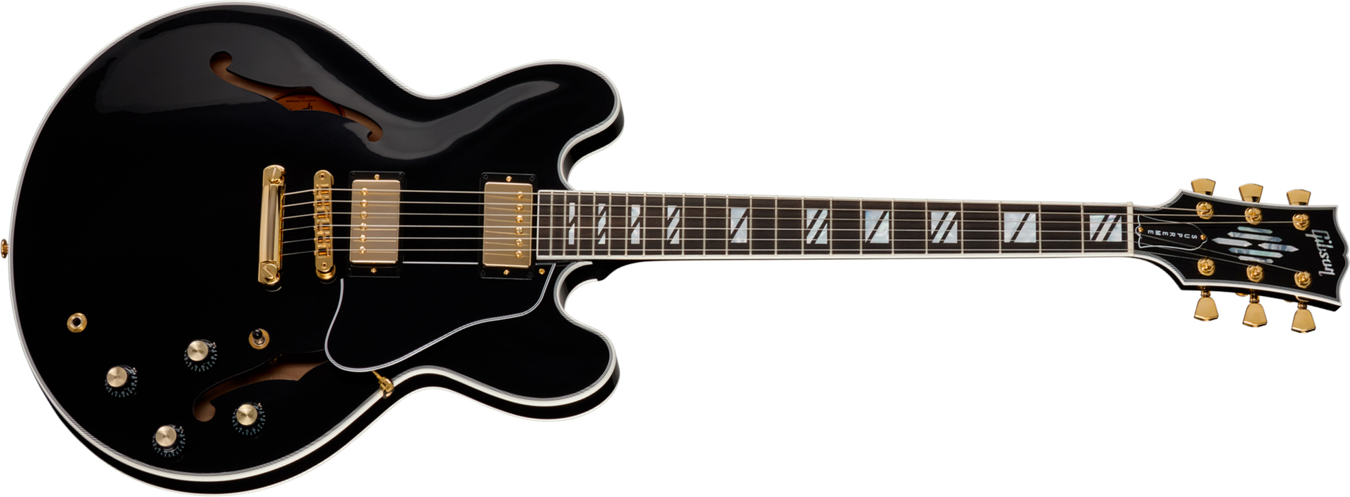Gibson Es Supreme 2h Ht Eb - Ebony - Guitarra eléctrica semi caja - Main picture