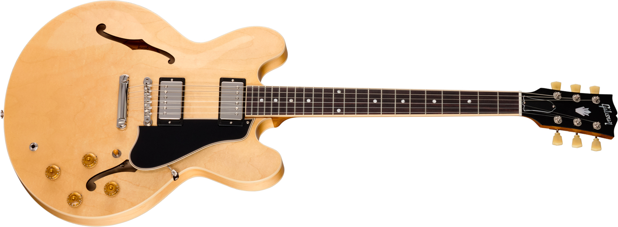 Gibson Es335 50s Usa 2h Ht Rw - Vintage Natural - Guitarra eléctrica semi caja - Main picture