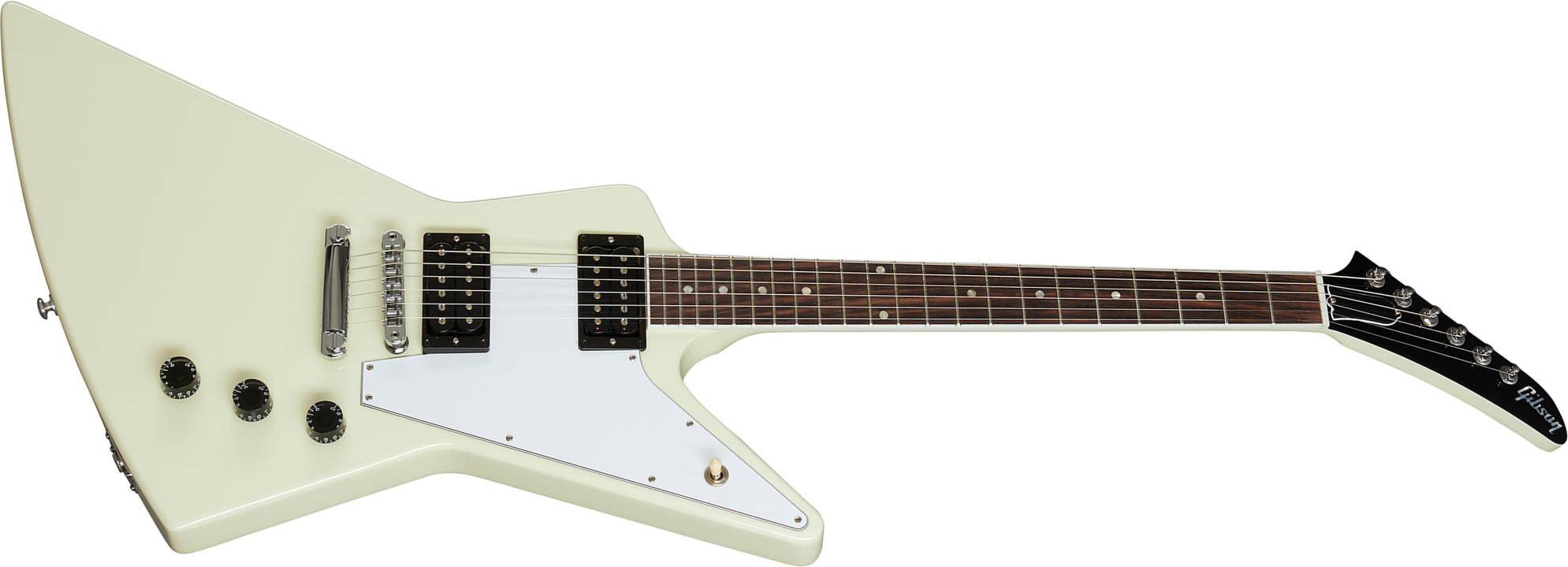 Gibson Explorer 70s Original 2h Ht Rw - Classic White - Guitarra electrica retro rock - Main picture