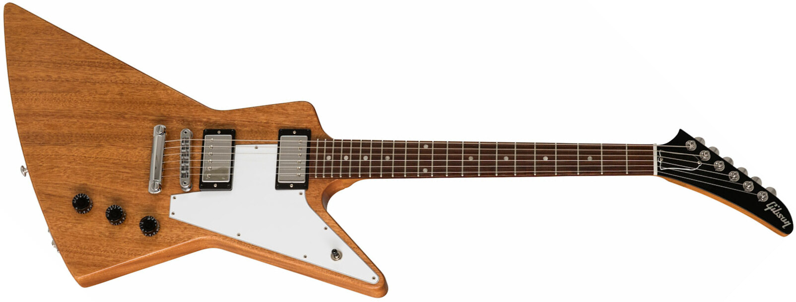 Gibson Explorer Original 2h Ht Rw - Antique Natural - Guitarra electrica retro rock - Main picture