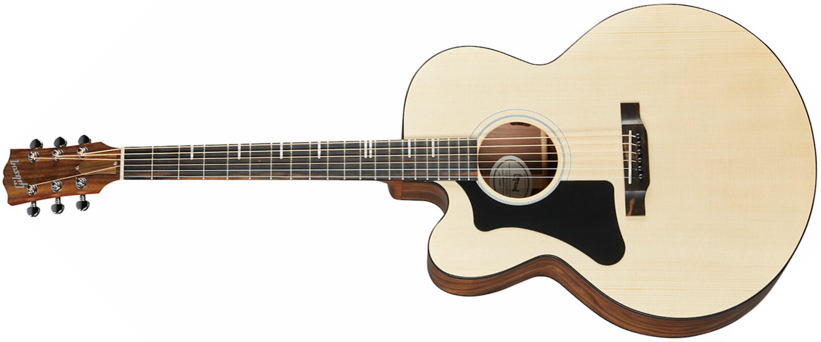 Gibson G-200 Ec Lh Jumbo Modern Gaucher Cw Epicea Noyer Wal Eb - Natural Satin - Guitarra acústica & electro - Main picture