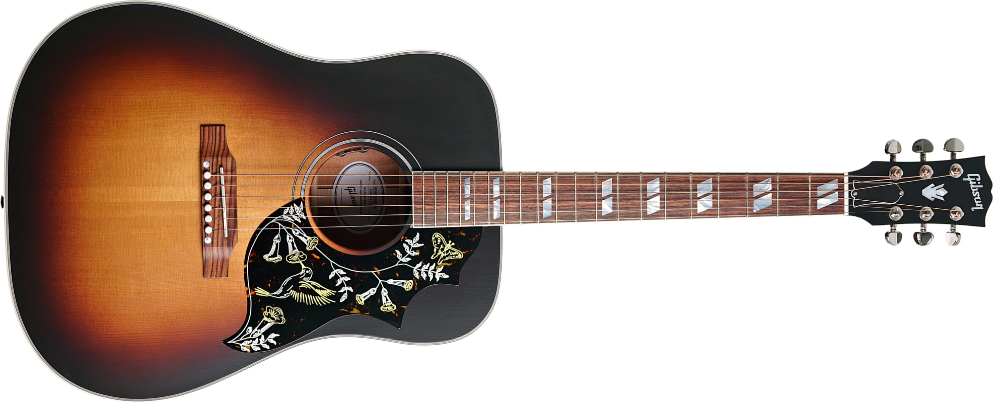 Gibson Hummingbird Faded Modern Dreadnought Epicea Acajou Rw - Vintage Sunburst - Guitarra folk - Main picture