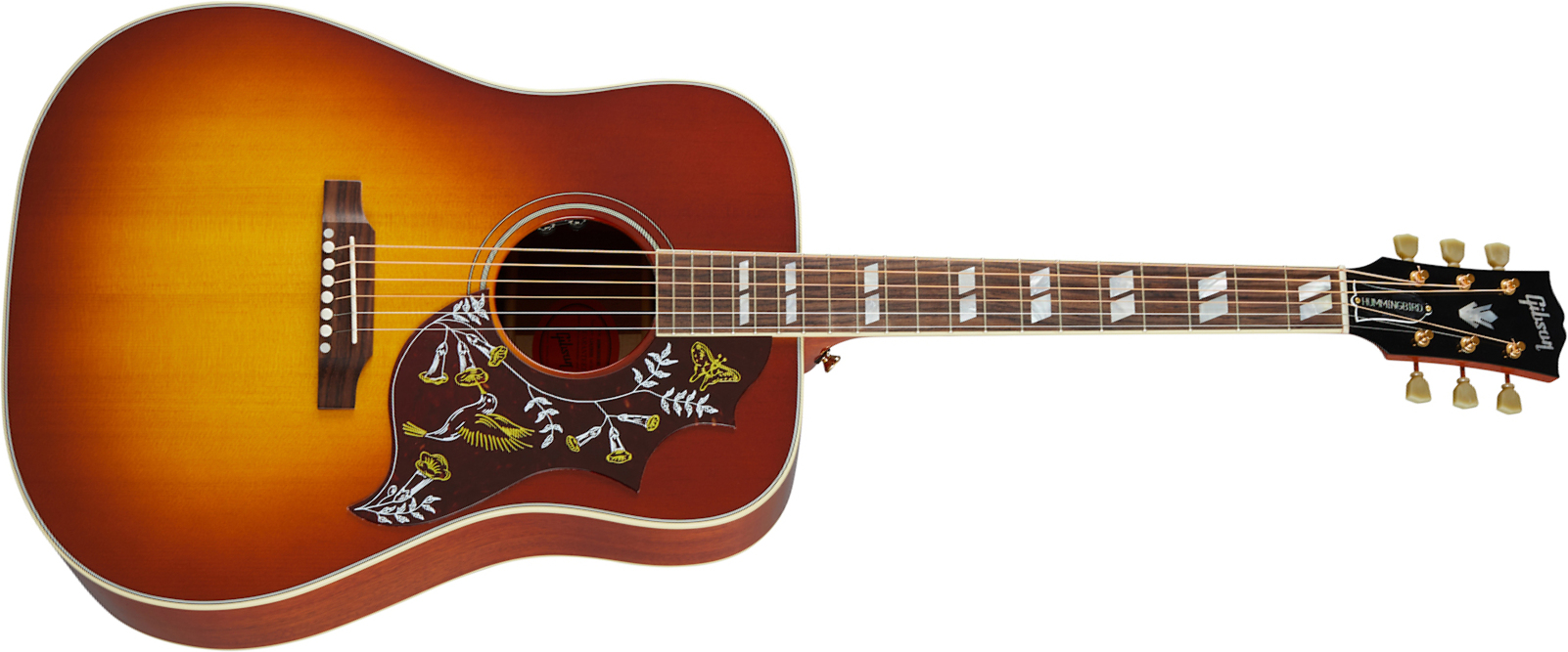 Gibson Hummingbird Original 2020 Dreadnought Epicea Acajou Rw - Heritage Cherry Sunburst - Guitarra electro acustica - Main picture