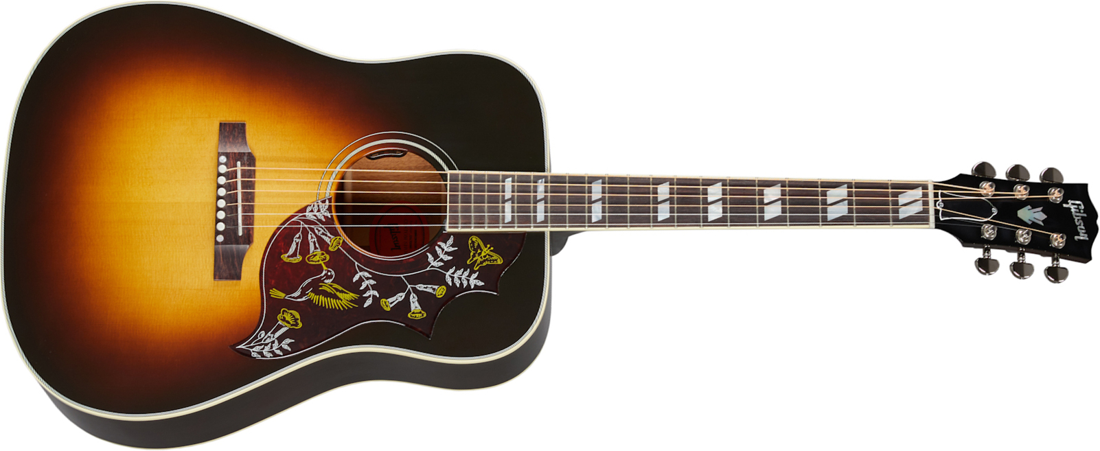 Gibson Hummingbird Standard (baggs Hifi Dna) Dreadnought Epicea Acajou Rw - Vintage Sunburst - Guitarra folk - Main picture