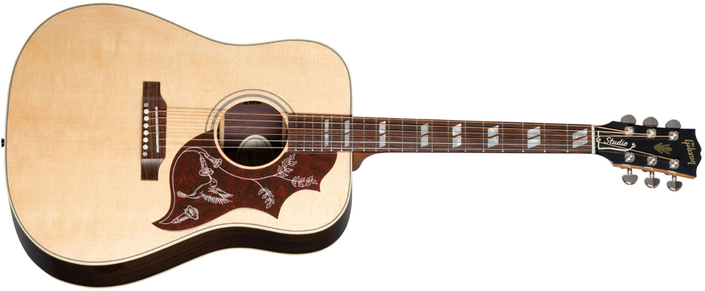 Gibson Hummingbird Studio Rosewood Modern 2023 Dreadnought Epicea Palissandre Rw - Antique Natural - Guitarra electro acustica - Main picture