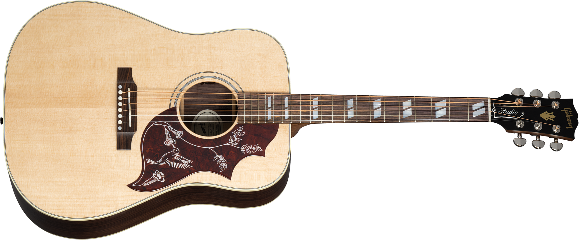 Gibson Hummingbird Studio Rosewood Modern 2024 Dreadnought Epicea Palissandre Rw - Satin Natural - Guitarra folk - Main picture