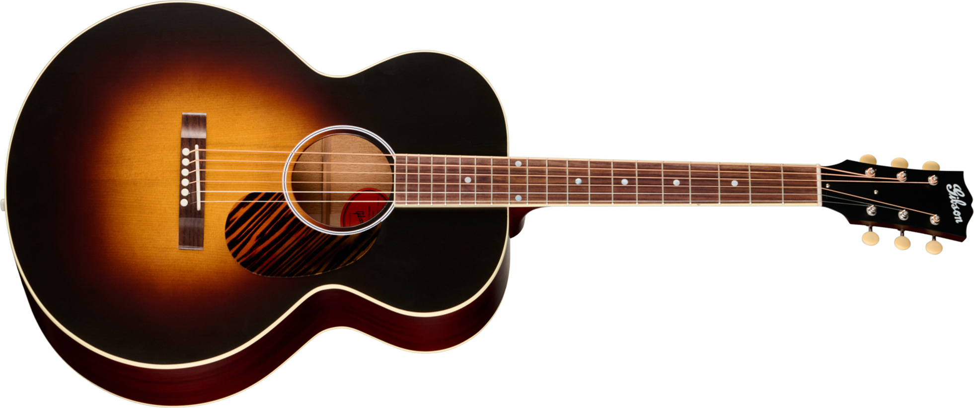 Gibson J185 Century 12-fret Jumbo Shsc Epicea Acajou Rw - Vintage Sunburst Satin - Guitarra folk - Main picture