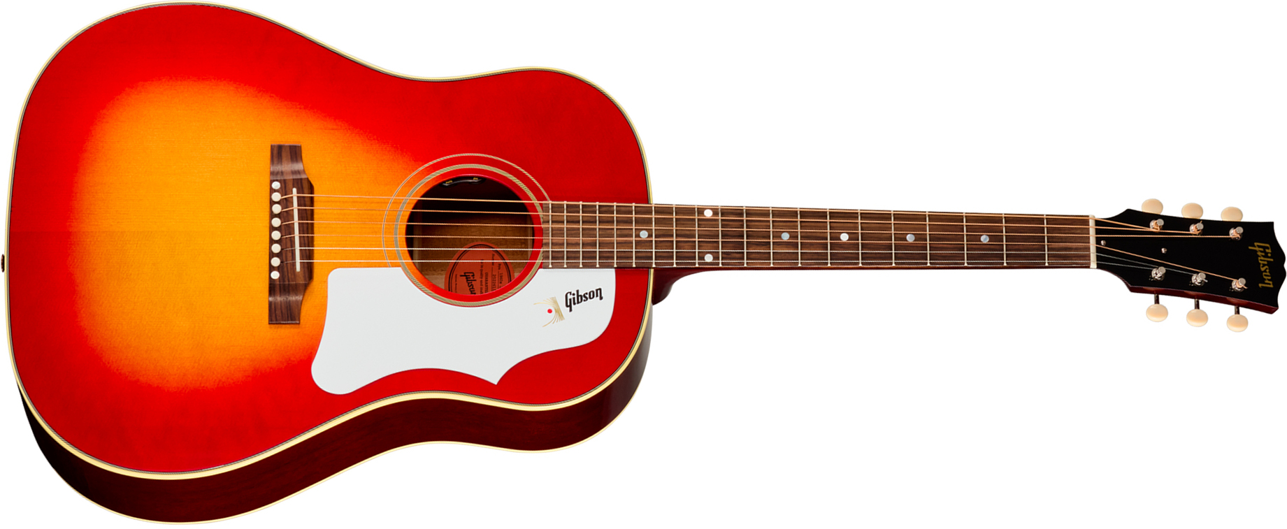 Gibson J45 60s Original (baggs Hifi Dna) Dreadnought Epicea Acajou Rw - Vintage Cherry Sunburst - Guitarra folk - Main picture