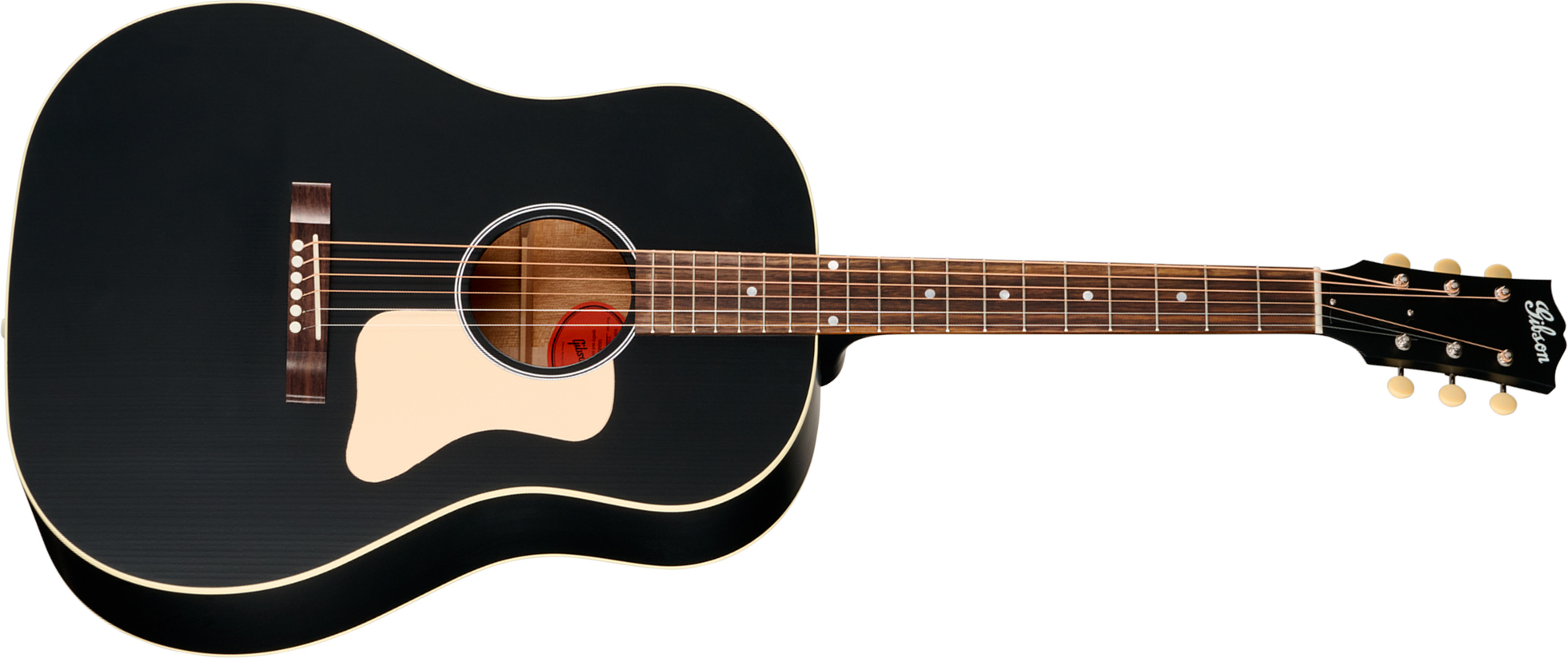 Gibson J45 Century 12-fret Dreadnought Shsc Epicea Acajou Rw - Ebony - Guitarra folk - Main picture