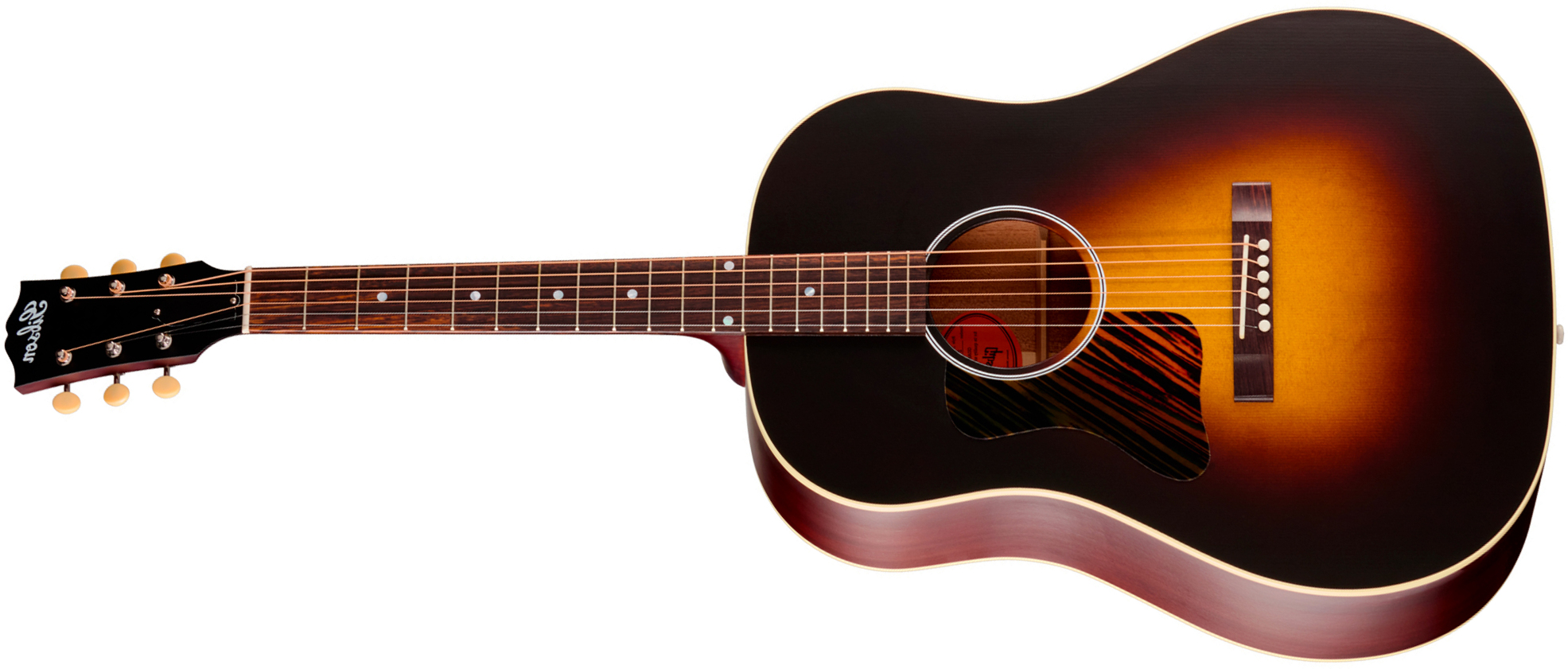 Gibson J45 Century 12-fret Dreadnought Shsc Epicea Acajou Rw - Vintage Sunburst Satin - Guitarra folk - Main picture