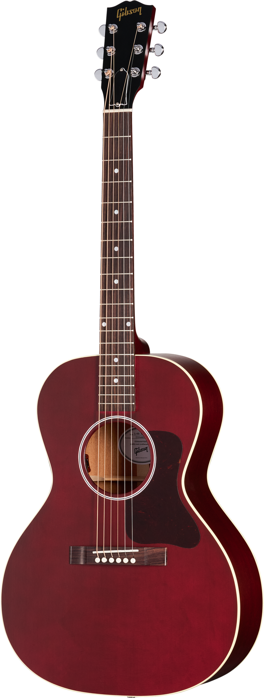Gibson L-00 Special Modern Parlor Epicea Acajou Rw - Satin Wine Red - Guitarra folk - Main picture
