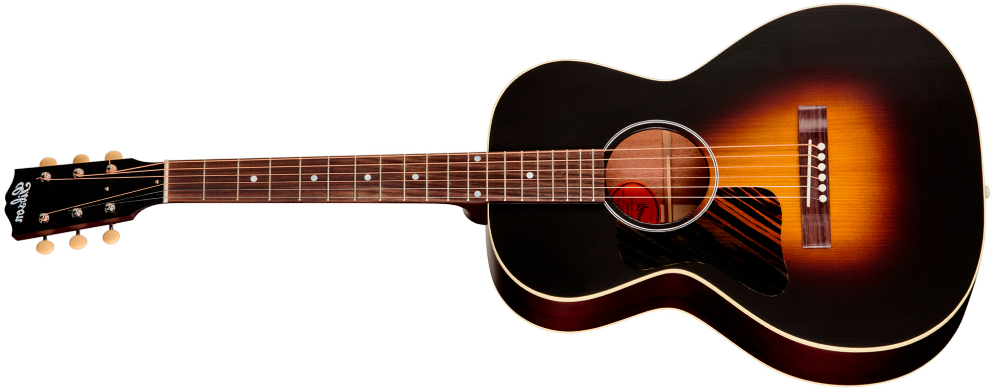 Gibson L00 Century 12-fret Lh Parlor Shsc Gaucher Epicea Acajou Rw - Vintage Sunburst Satin - Guitarra folk - Main picture