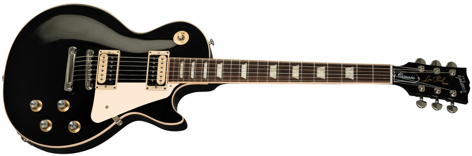 Gibson Les Paul Classic Modern 2h Ht Rw - Ebony - Guitarra eléctrica de corte único. - Main picture