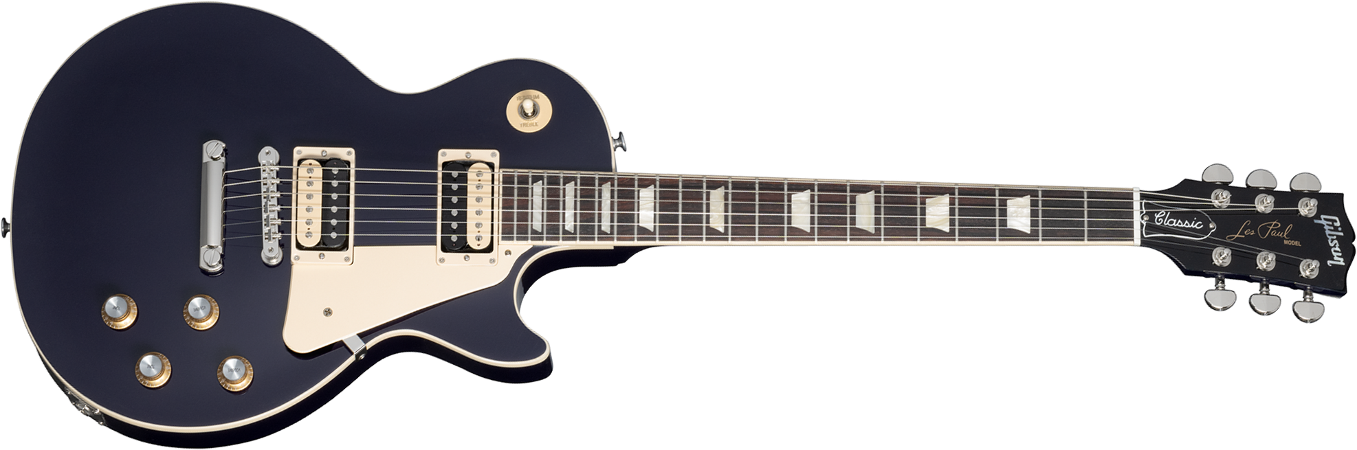 Gibson Les Paul Classic Modern Usa 2h Burstbucker 61 Ht Rw - Deep Purple - Guitarra eléctrica de corte único. - Main picture