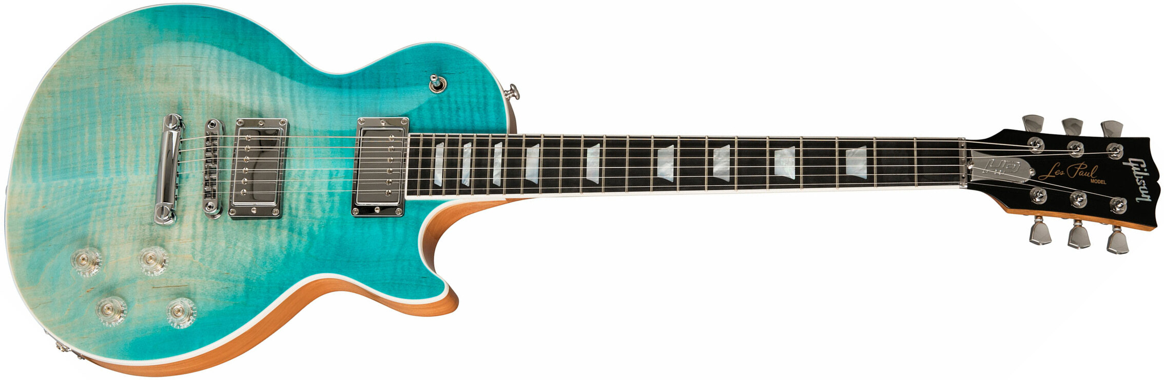 Gibson Les Paul Hp-ii High Performance 2019 Hh Ht Rw - Seafoam Fade - Guitarra eléctrica de corte único. - Main picture