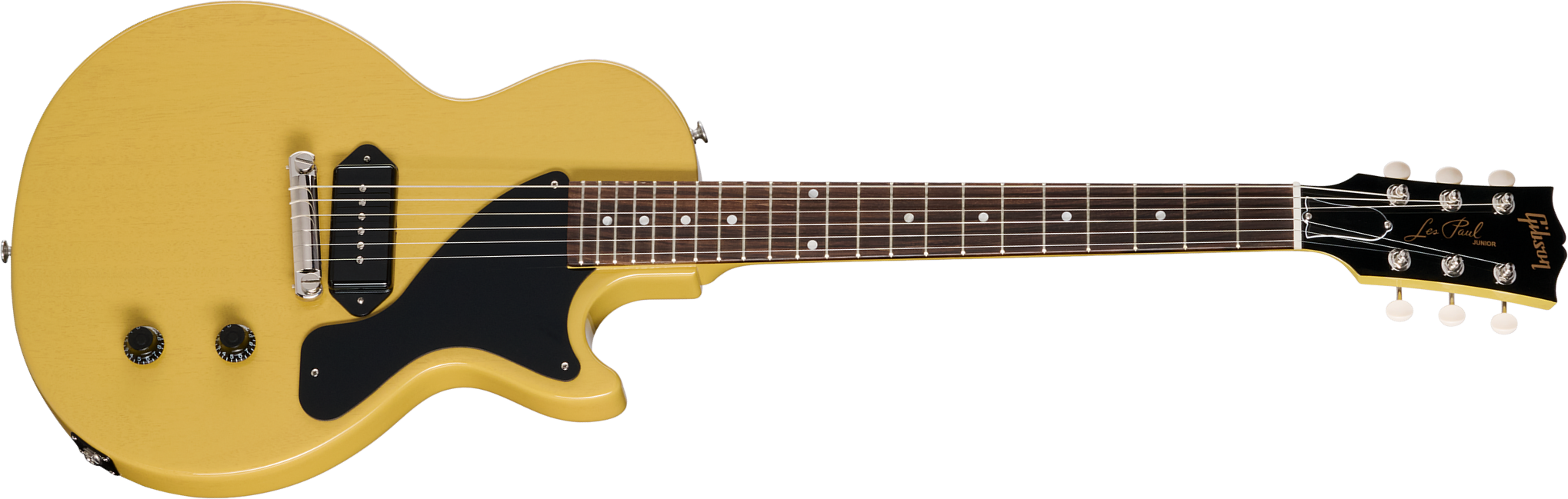 Gibson Les Paul Junior Original Usa 1s P90 Ht Rw - Tv Yellow - Guitarra eléctrica de corte único. - Main picture