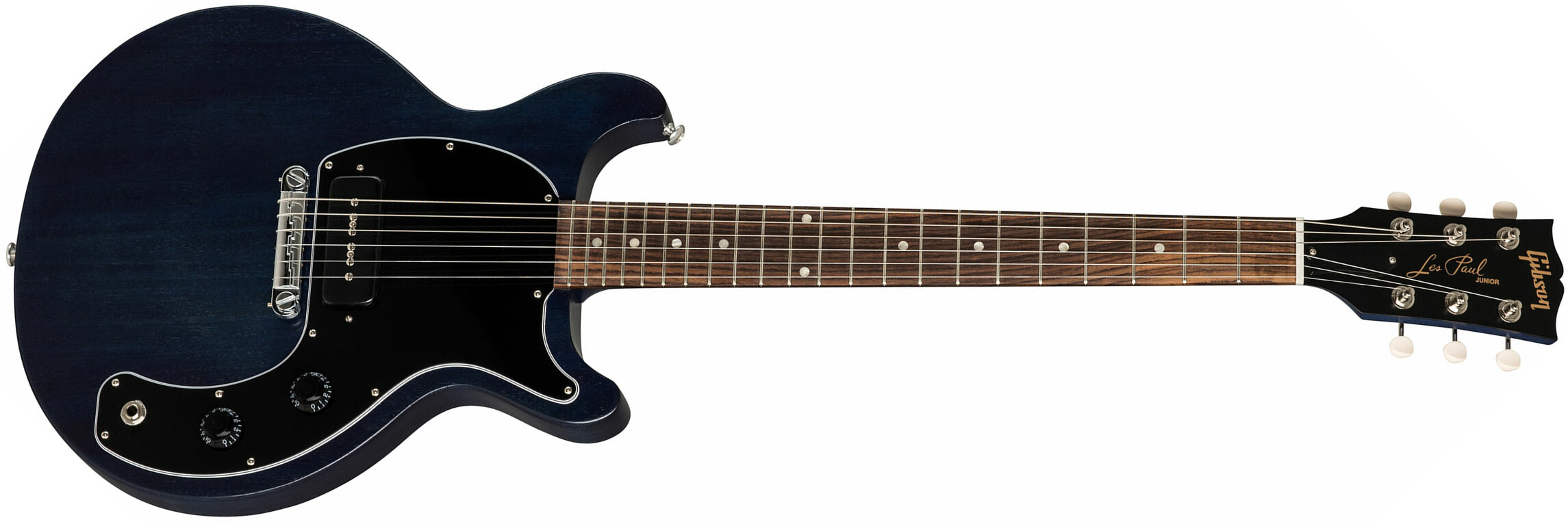 Gibson Les Paul Junior Tribute 2019 P90 Ht Rw - Blue Stain - Guitarra eléctrica de corte único. - Main picture