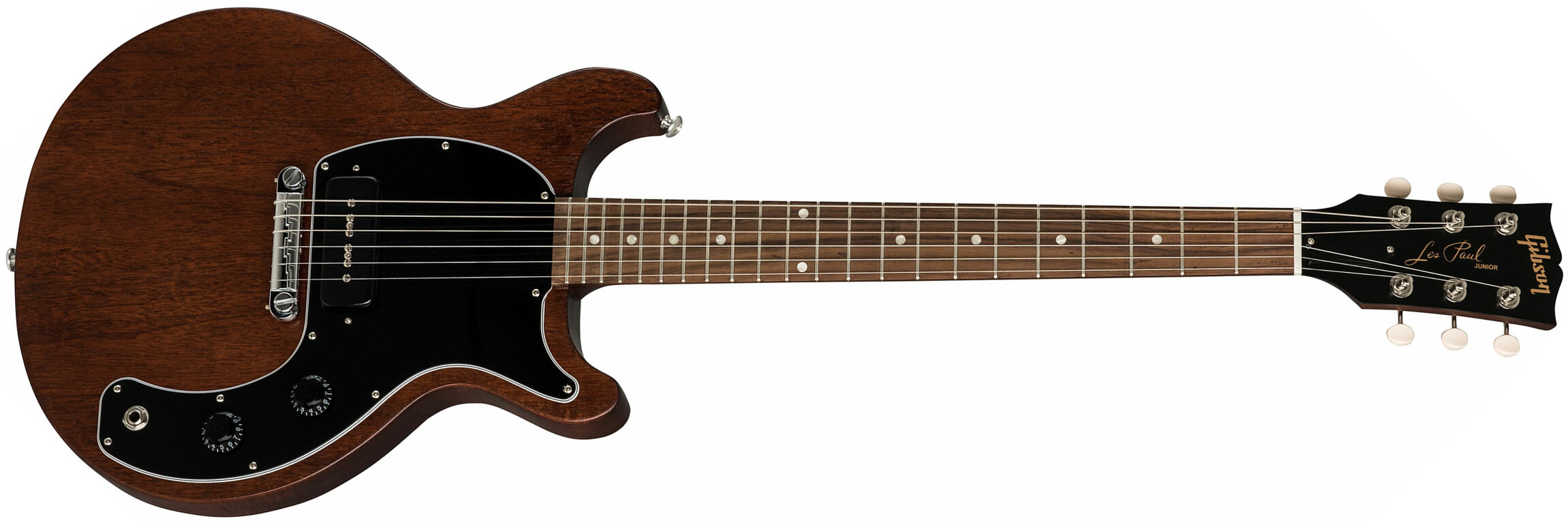 Gibson Les Paul Junior Tribute 2019 P90 Ht Rw - Worn Brown - Guitarra eléctrica de corte único. - Main picture