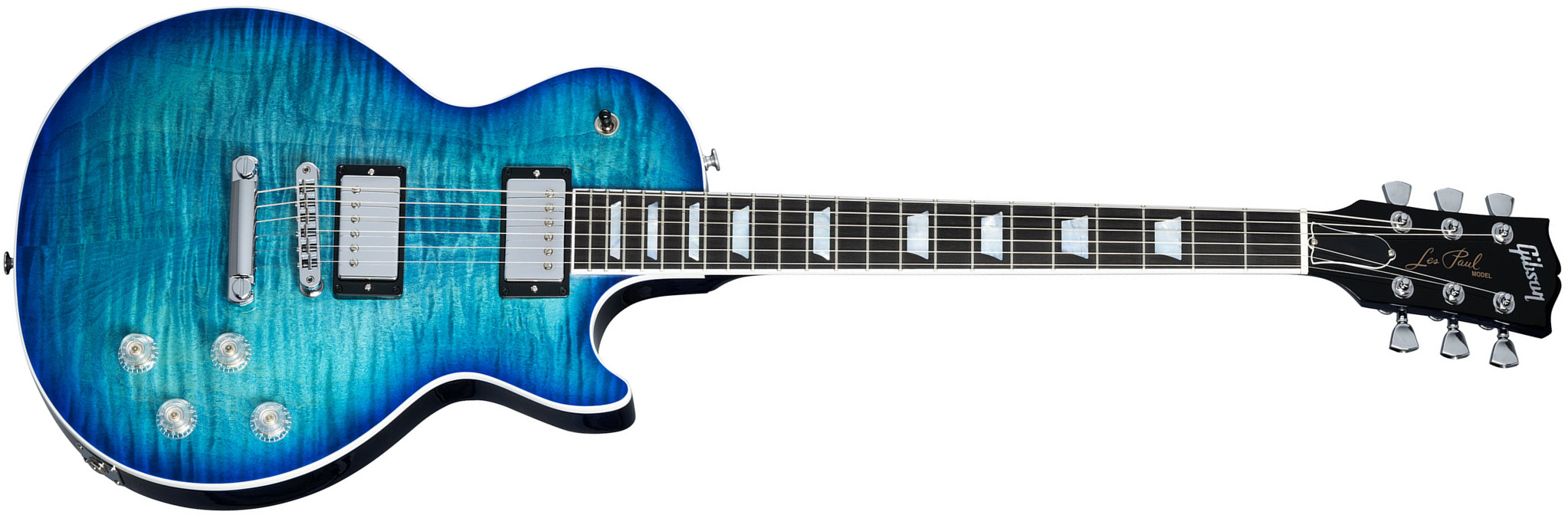 Gibson Les Paul Modern Figured 2h Ht Rw - Cobalt Burst - Guitarra eléctrica de corte único. - Main picture