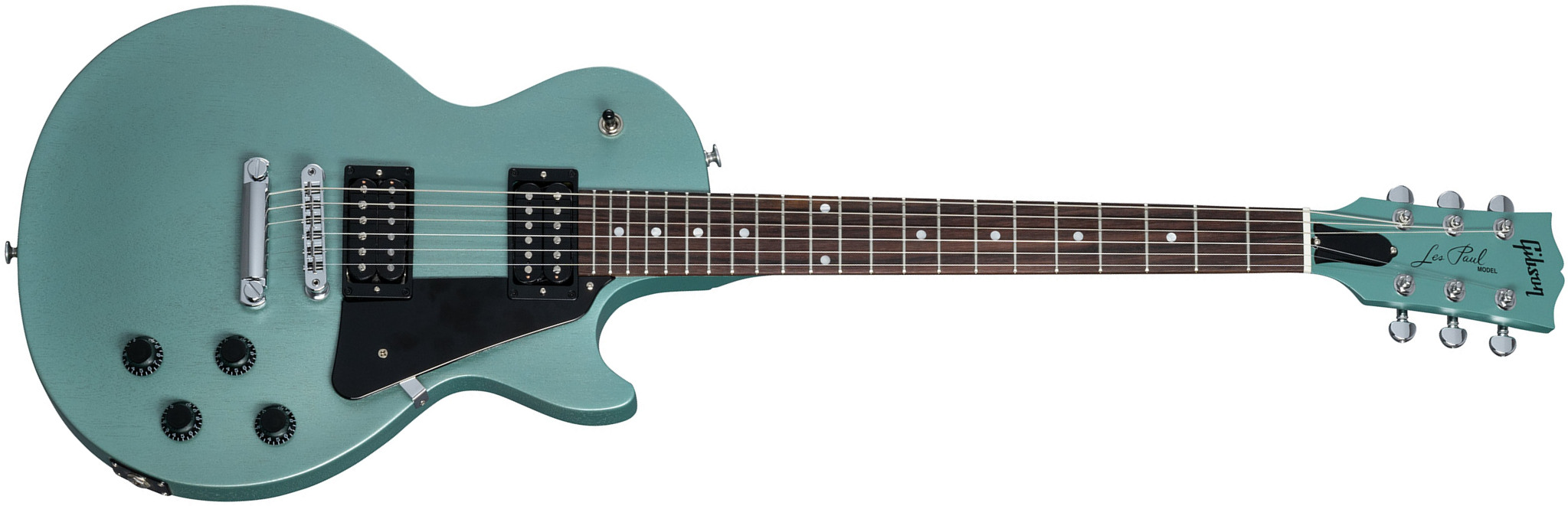 Gibson Les Paul Modern Lite 2h Ht Rw - Satin Inverness Green - Guitarra eléctrica de corte único. - Main picture