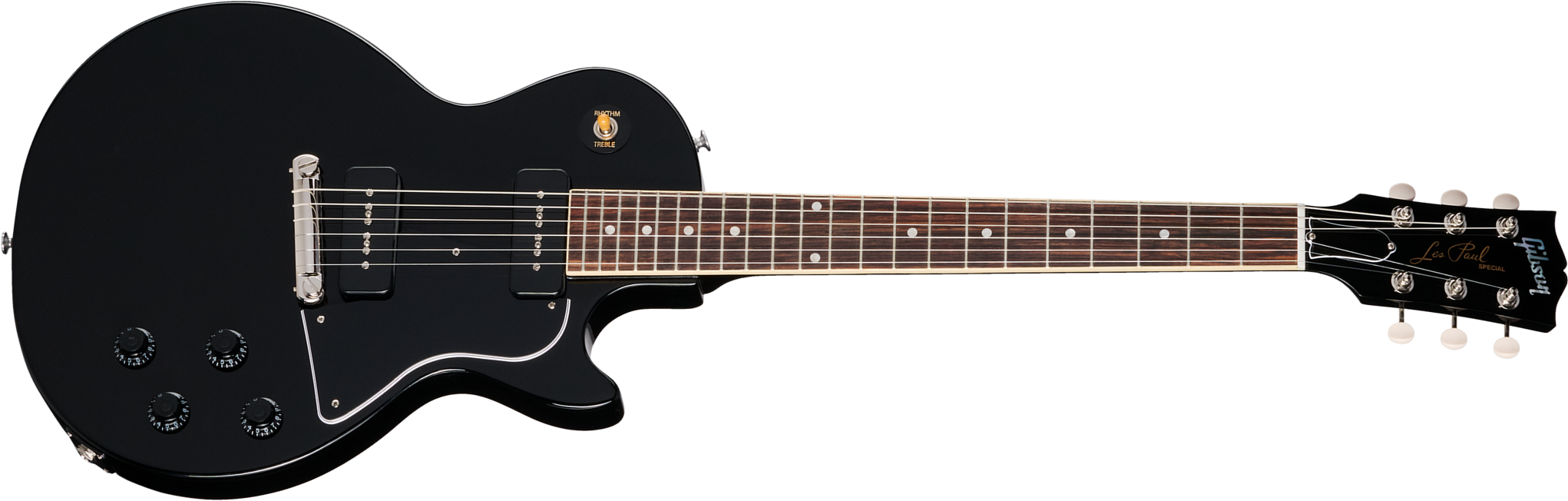 Gibson Les Paul Special Original Usa 2s P90 Ht Rw - Ebony - Guitarra eléctrica de corte único. - Main picture