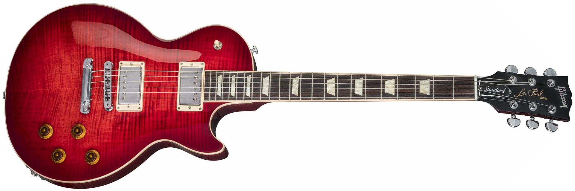Gibson Les Paul Standard 2018 - Blood Orange Burst - Guitarra eléctrica de corte único. - Main picture