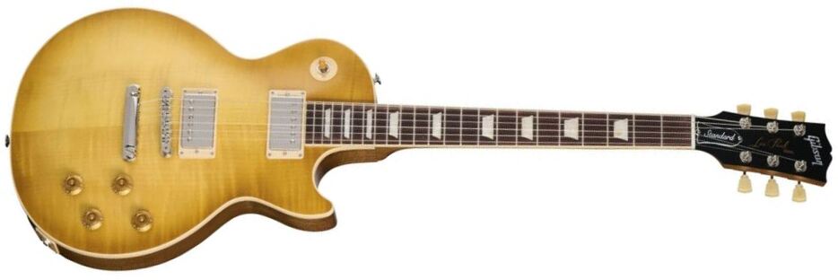 Gibson Les Paul Standard 50s Faded 2h Burstbucker Ht Rw - Vintage Honey Burst - Guitarra eléctrica de corte único. - Main picture
