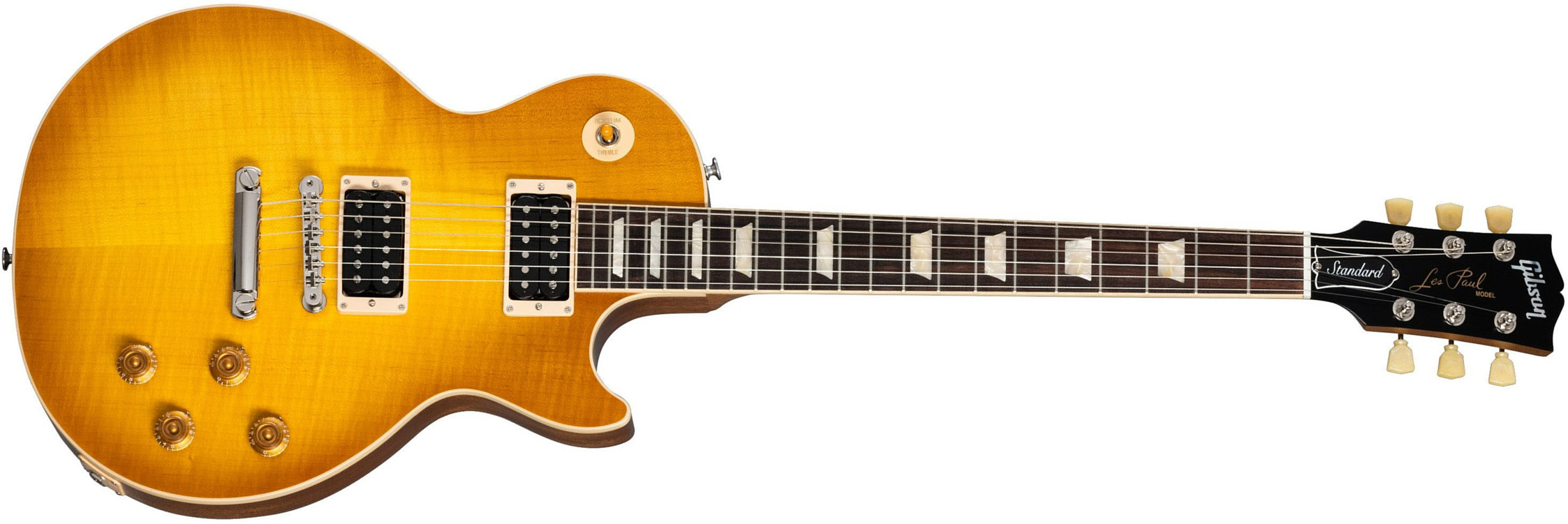 Gibson Les Paul Standard 50s Faded Original 2h Ht Rw - Vintage Honey Burst - Guitarra eléctrica de corte único. - Main picture