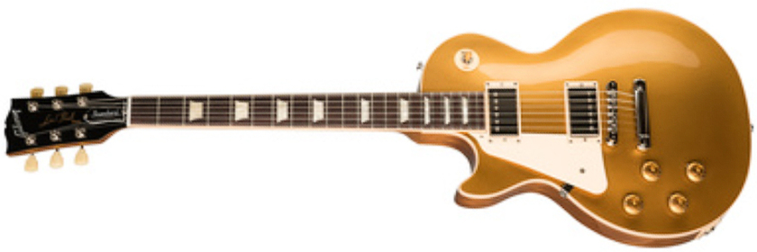 Gibson Les Paul Standard 50s Lh Original Gaucher 2h Ht Rw - Gold Top - Guitarra electrica para zurdos - Main picture
