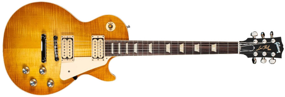 Gibson Les Paul Standard 60s Double Trouble Modern Usa 2h Ht Rw - Vintage Honey Burst Gloss - Guitarra eléctrica de corte único. - Main picture