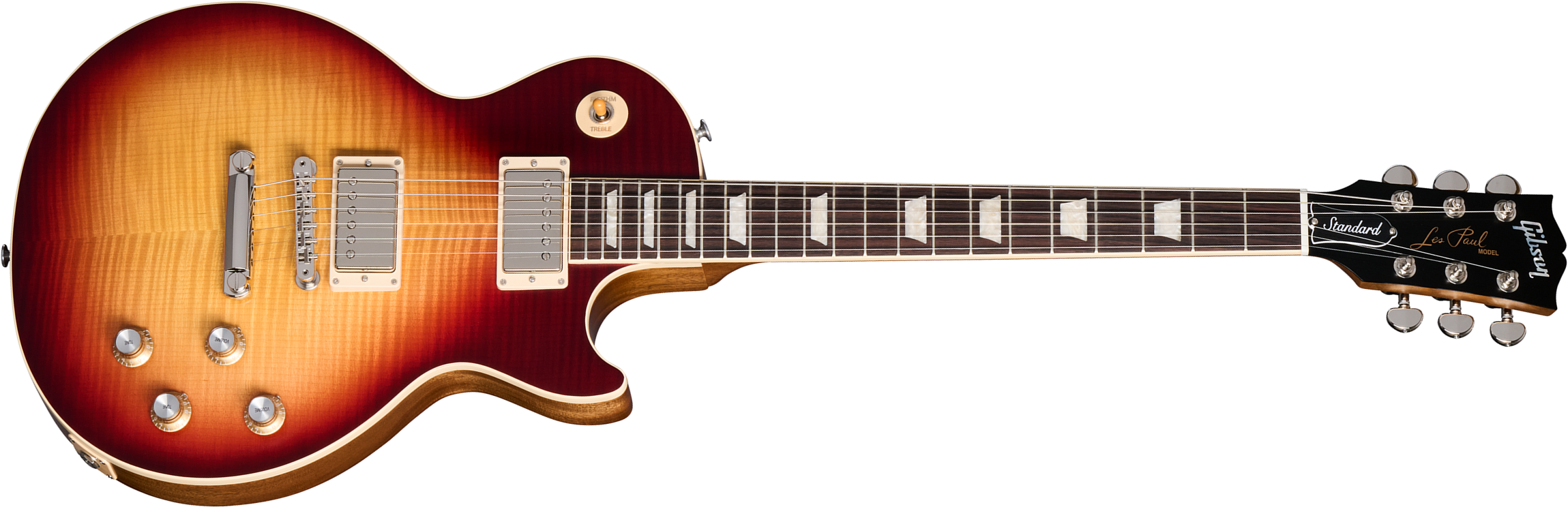 Gibson Les Paul Standard 60s Faded 2024 2h Ht Rw - Vintage Bourbon Burst - Guitarra eléctrica de corte único. - Main picture
