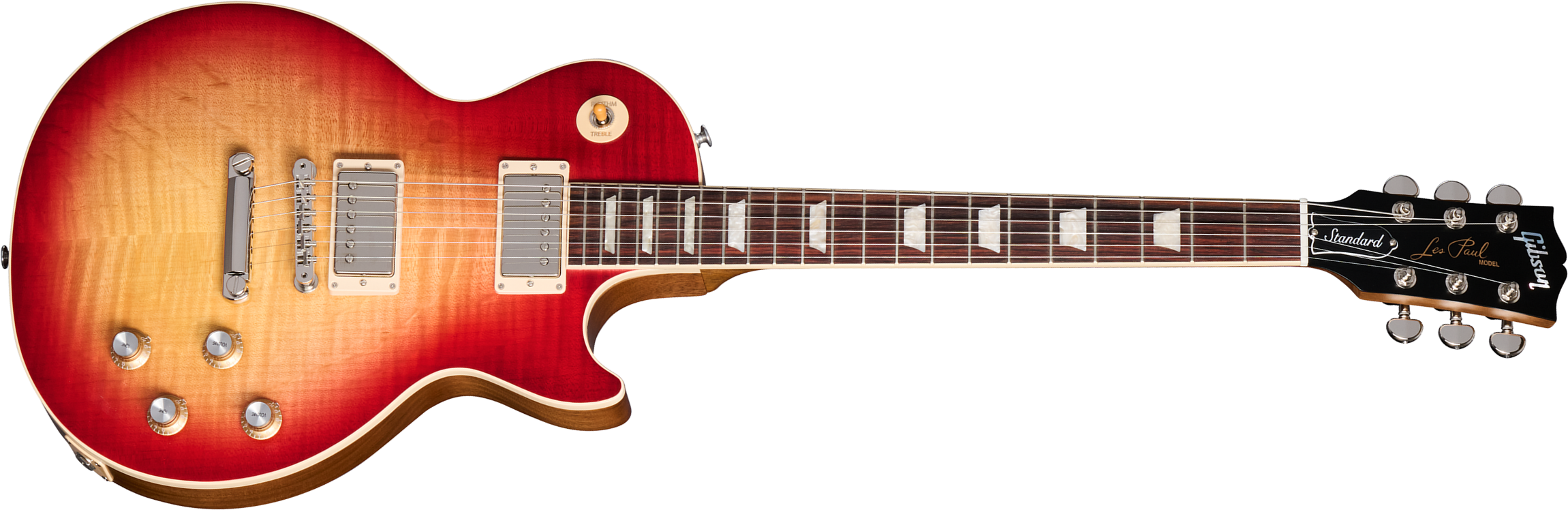 Gibson Les Paul Standard 60s Faded 2024 2h Ht Rw - Vintage Cherry Sunburst - Guitarra eléctrica de corte único. - Main picture