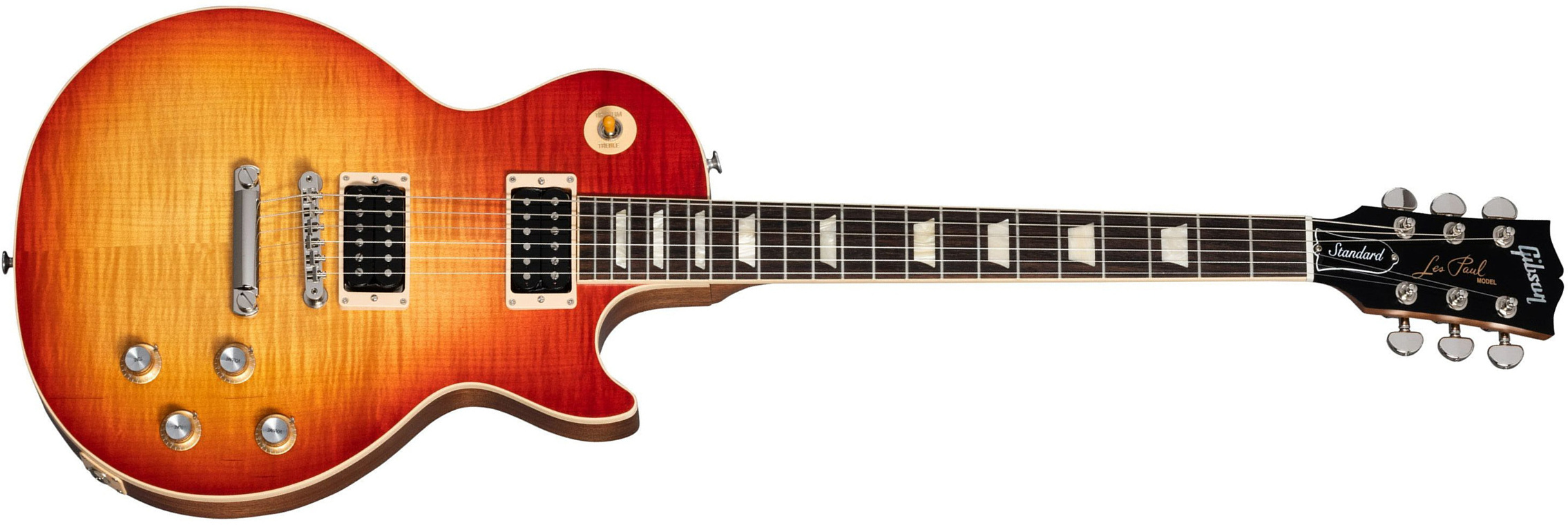 Gibson Les Paul Standard 60s Faded Original 2h Ht Rw - Vintage Cherry Sunburst - Guitarra eléctrica de corte único. - Main picture