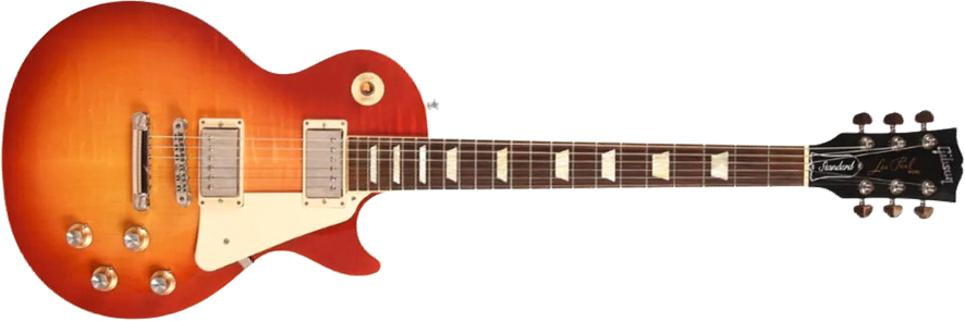 Gibson Les Paul Standard 60s Figured Original 2h Ht Rw - Tomato Soup Burst - Guitarra eléctrica de corte único. - Main picture