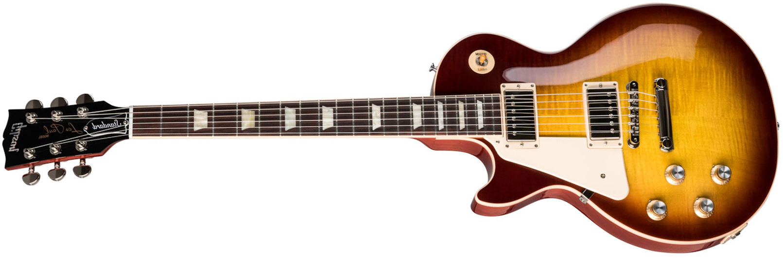 Gibson Les Paul Standard 60s Lh Gaucher 2h Ht Rw - Iced Tea - Guitarra electrica para zurdos - Main picture