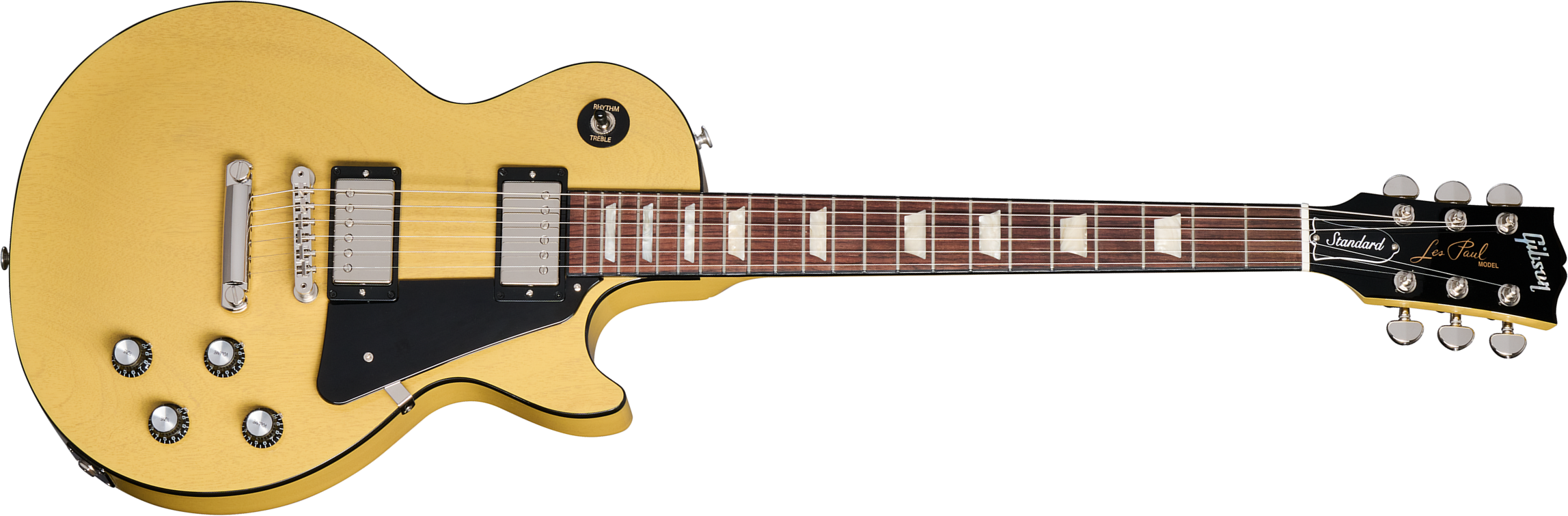 Gibson Les Paul Standard 60s Mahogany Top 2h Ht Rw - Tv Yellow - Guitarra eléctrica de corte único. - Main picture