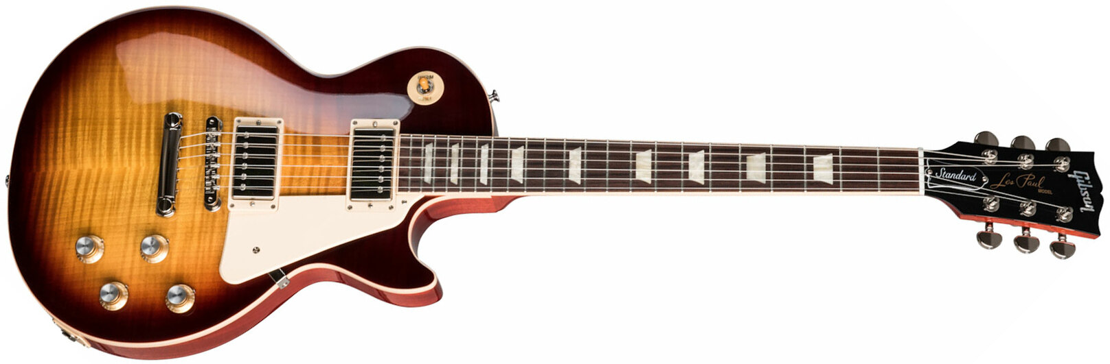 Gibson Les Paul Standard 60s Original 2h Ht Rw - Bourbon Burst - Guitarra eléctrica de corte único. - Main picture