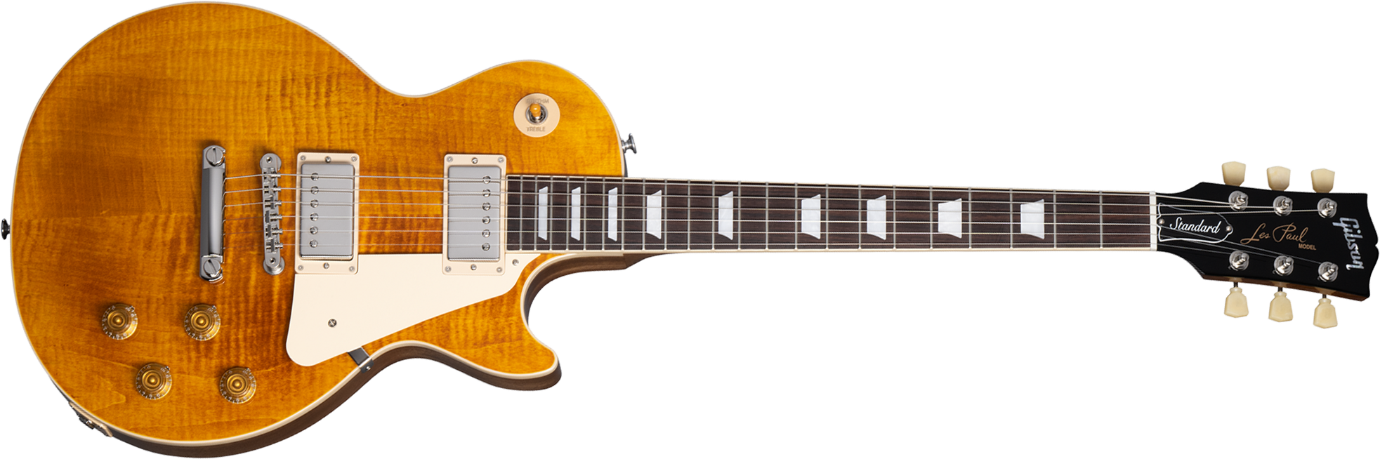 Gibson Les Paul Standard Custom Color Original Usa 2h Ht Rw - Honey Amber - Guitarra eléctrica de corte único. - Main picture