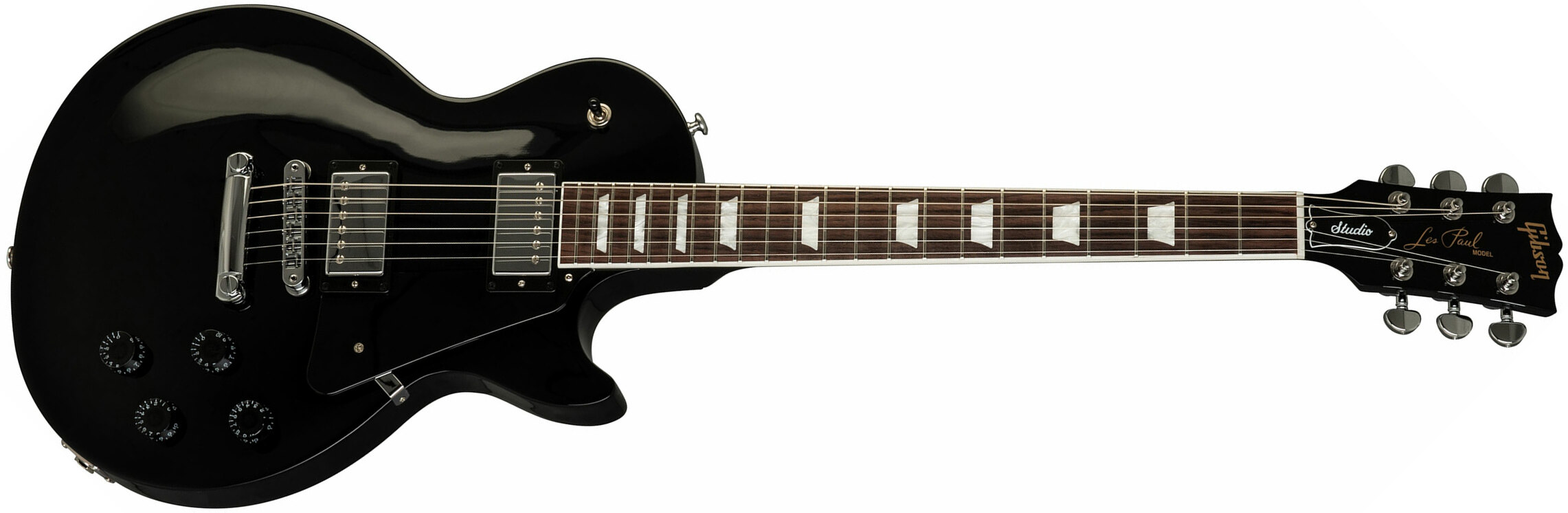 Gibson Les Paul Studio 2019 Hh Ht Rw - Ebony - Guitarra eléctrica de corte único. - Main picture