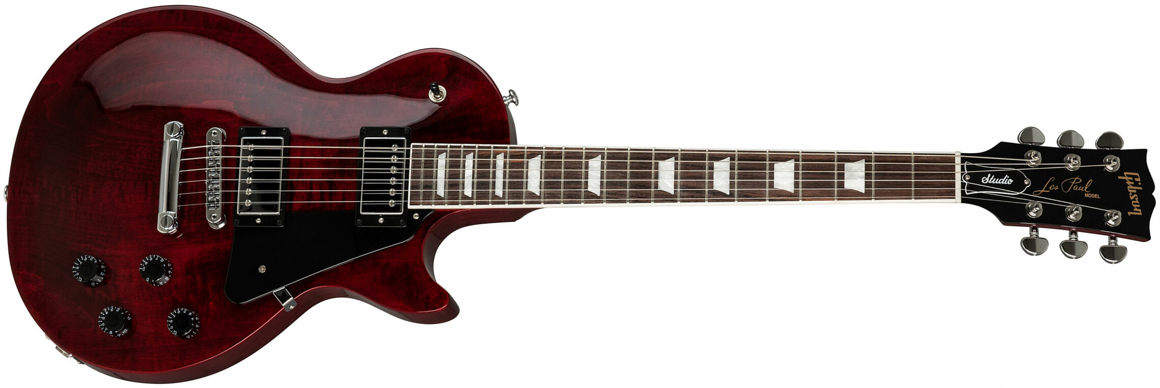 Gibson Les Paul Studio 2019 Hh Ht Rw - Wine Red - Guitarra eléctrica de corte único. - Main picture