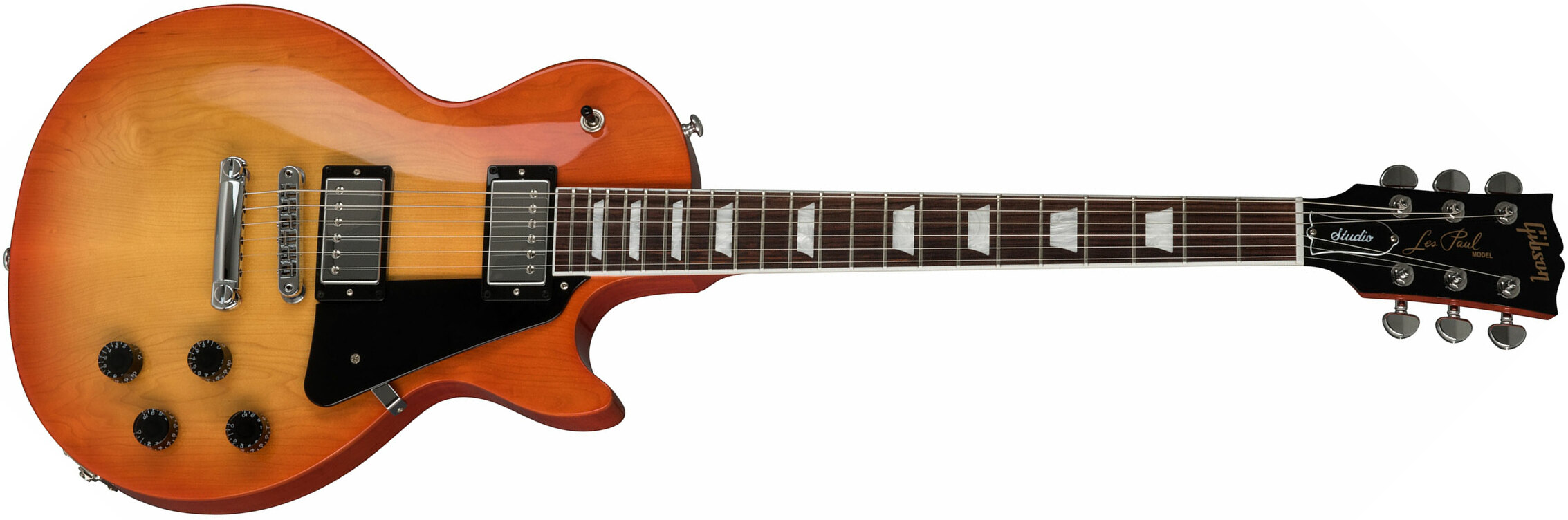 Gibson Les Paul Studio 2019 Hh Ht Rw - Tangerine Burst - Guitarra eléctrica de corte único. - Main picture